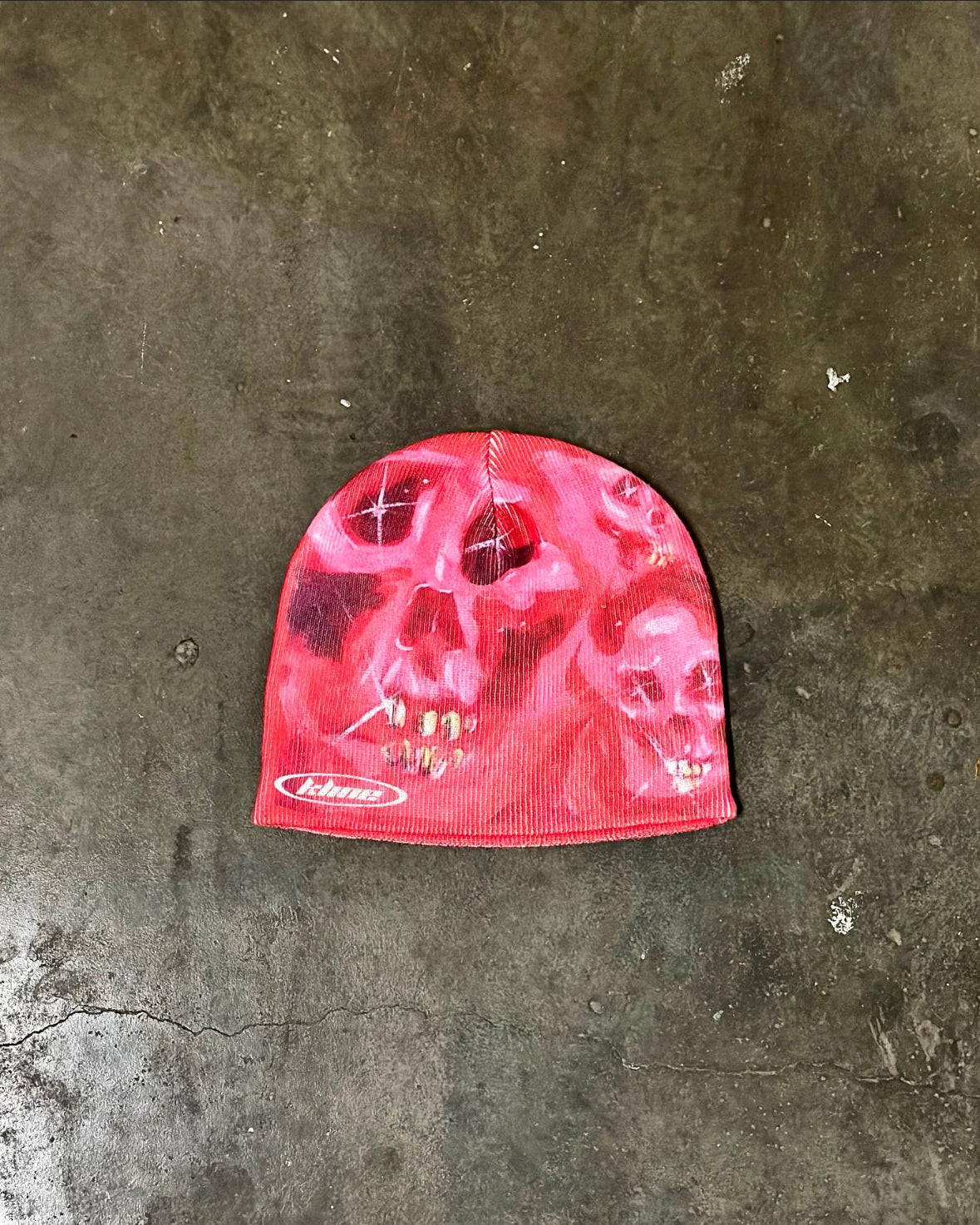 P¡nk Skull Beanie